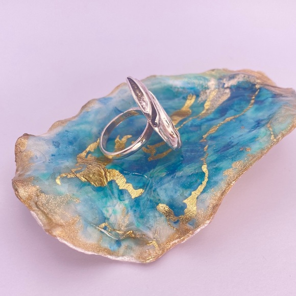 925 Textured Silver Ring - Picture 5 of 9